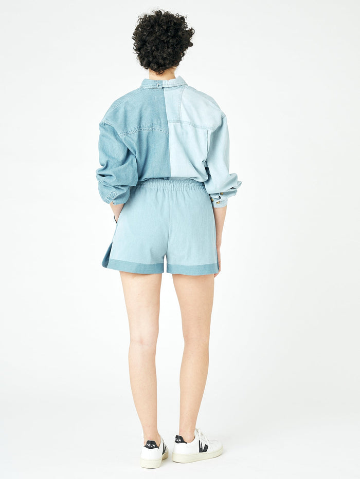 E.l.v. Denim Missy Short Denim Light Blue Short