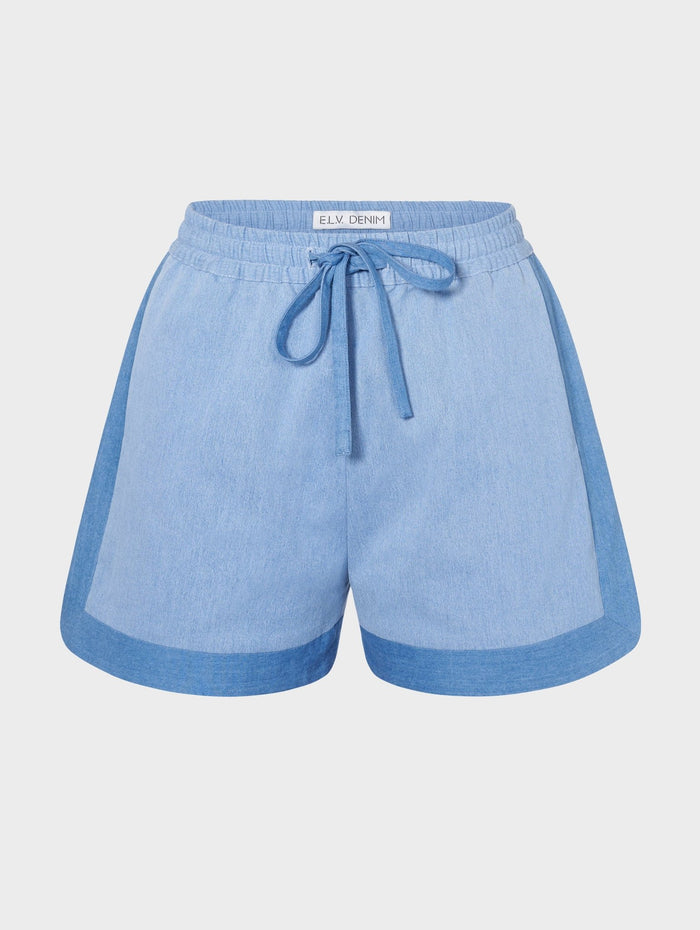 e.l.v. denim Missy Short Denim Light Blue Short