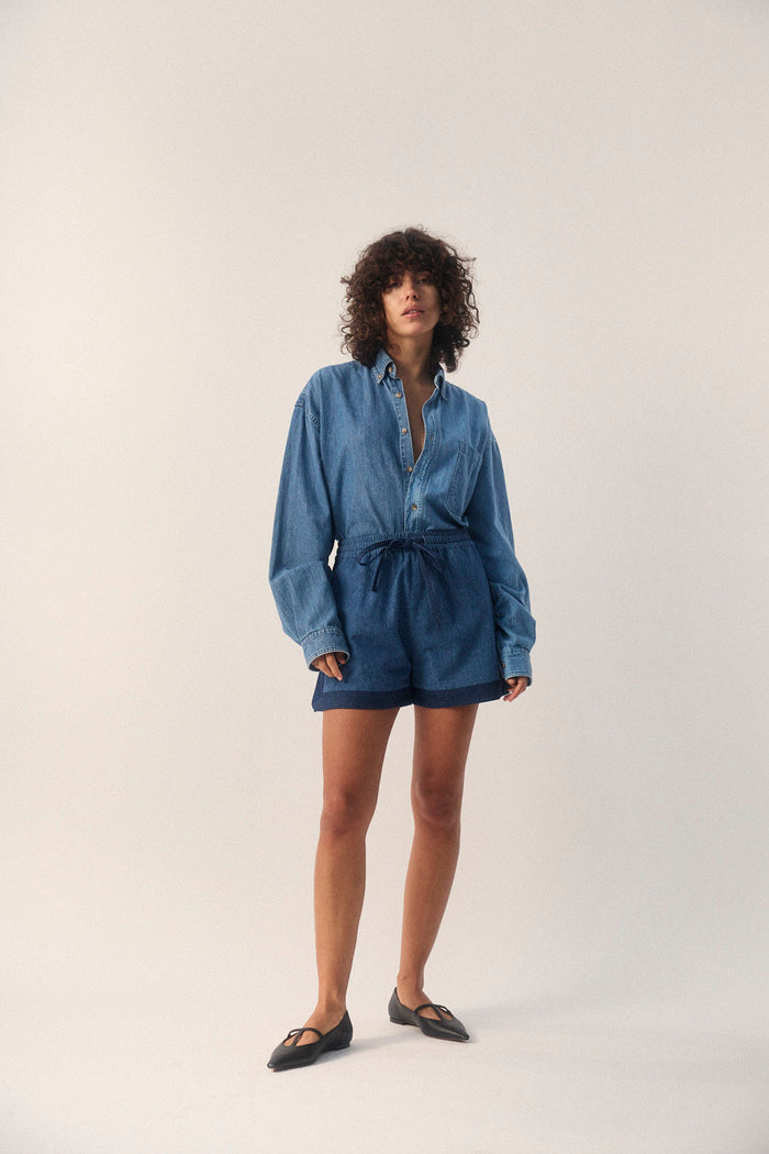 E.l.v. Denim Missy Short Denim Mid Blue Short