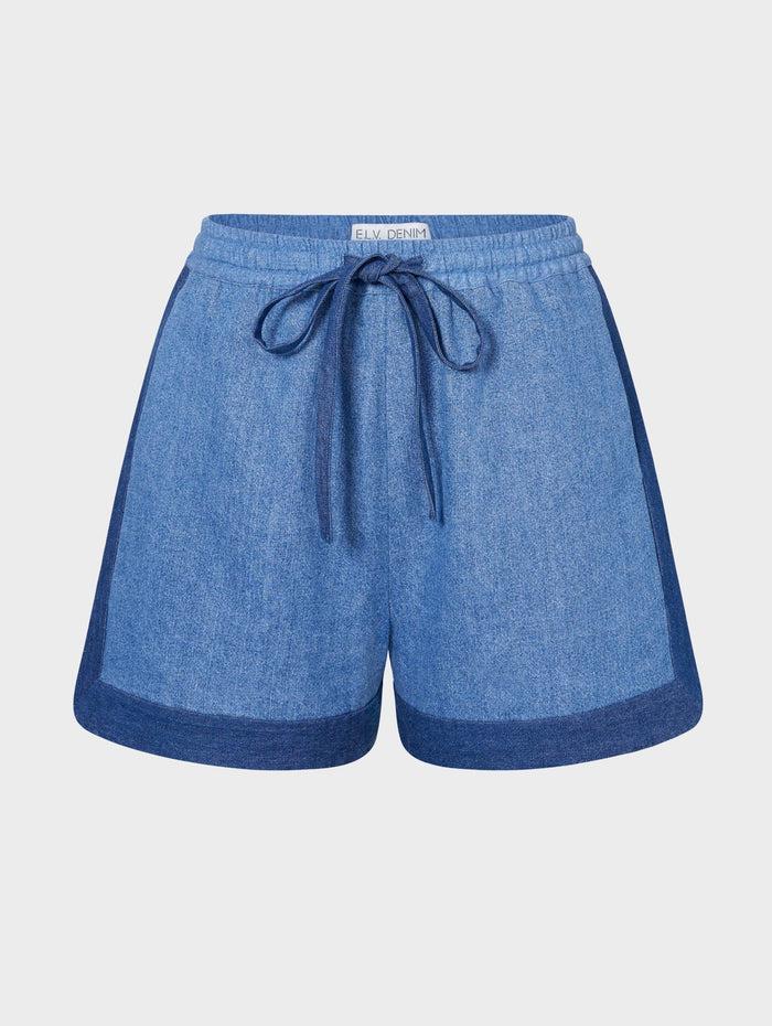 e.l.v. denim Missy Short Denim Mid Blue Short
