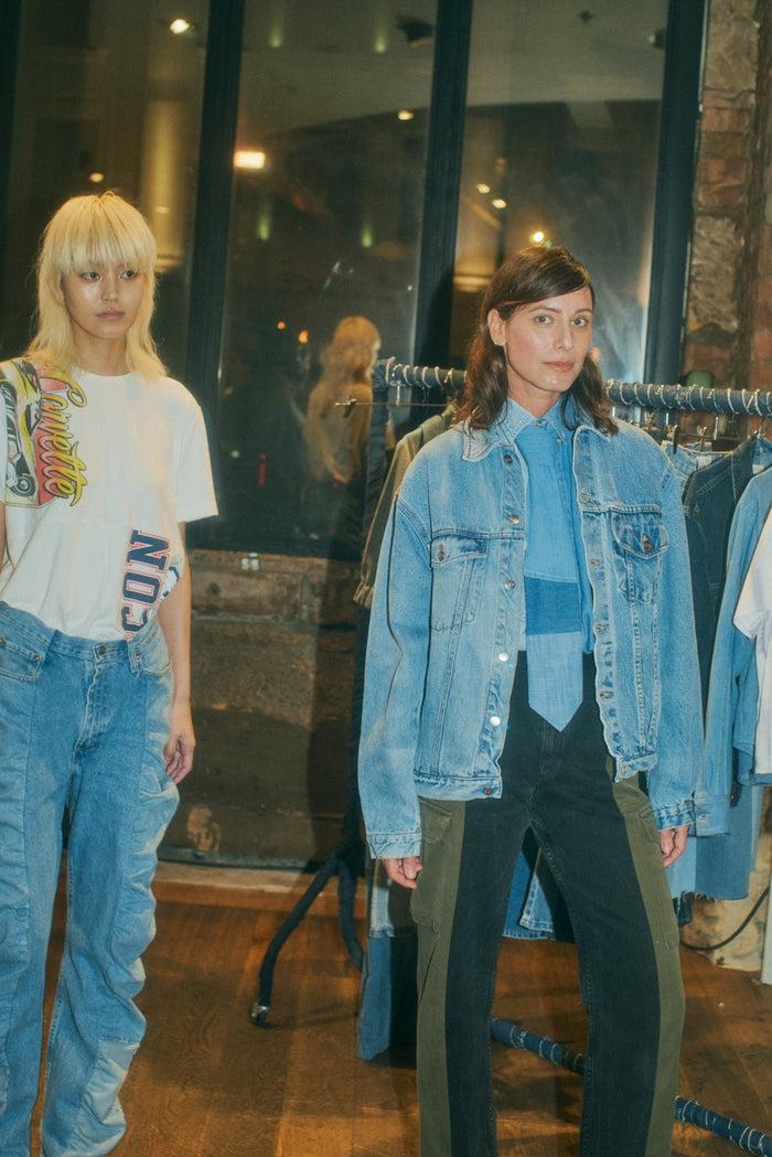 E.l.v. Denim Patchwork Denim Tie