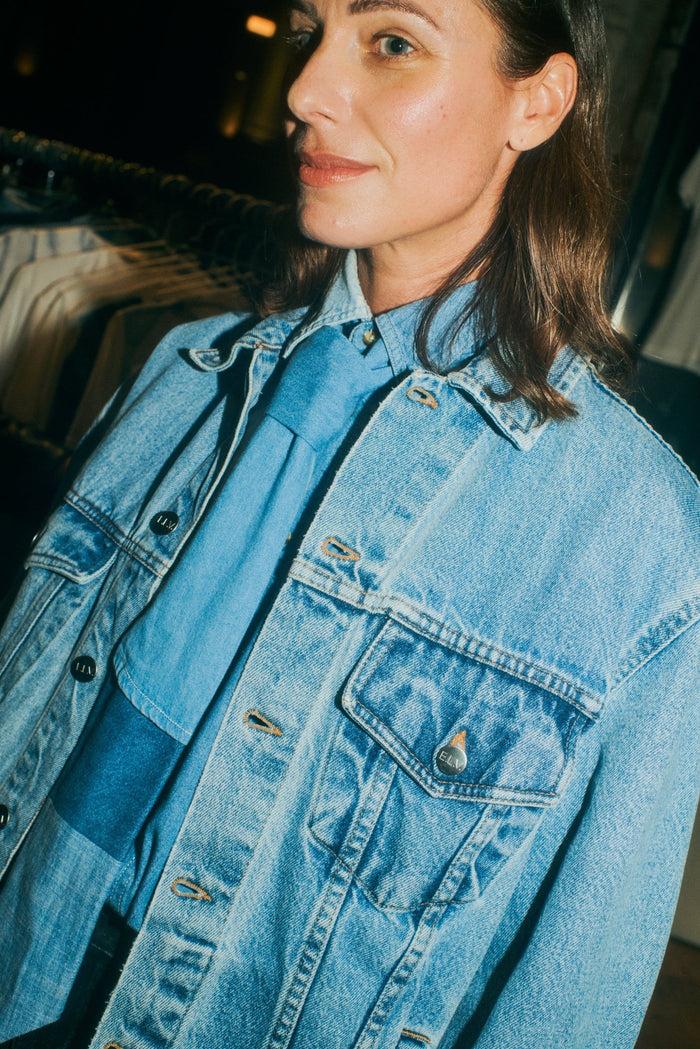 e.l.v. denim Patchwork Denim Tie