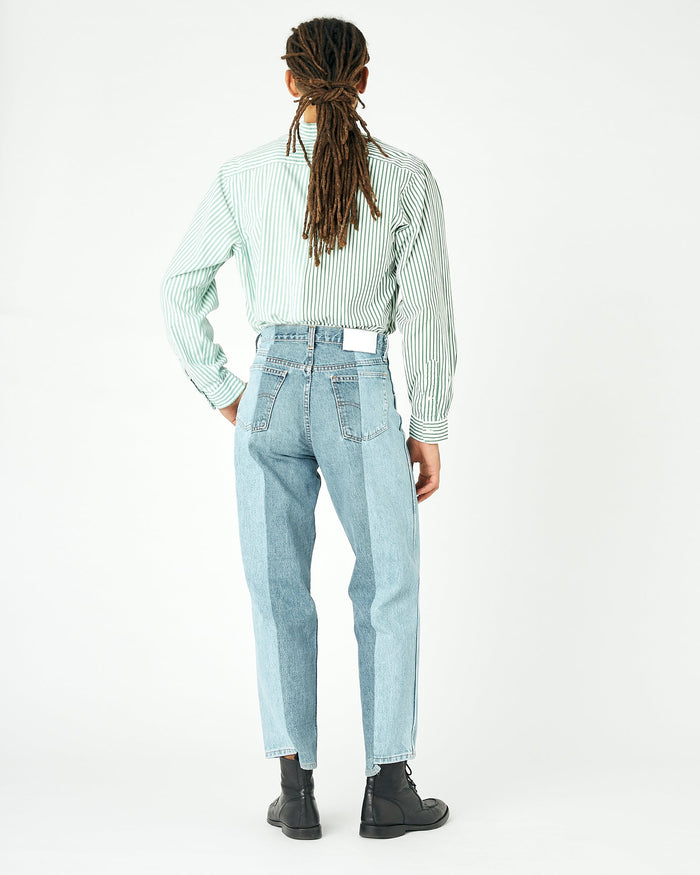 E.l.v. Denim Light Mid Blue Contrast Garçon Jean Jeans