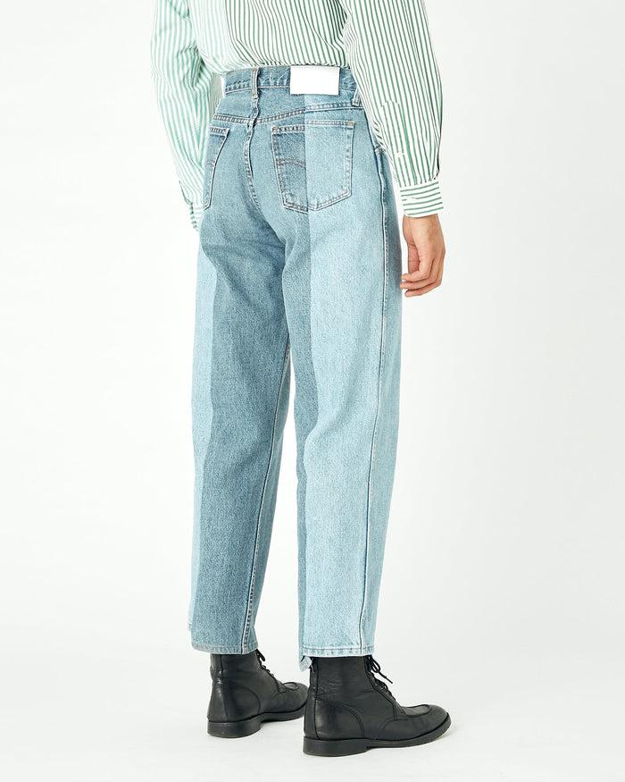 E.l.v. Denim Light Mid Blue Contrast Garçon Jean Jeans