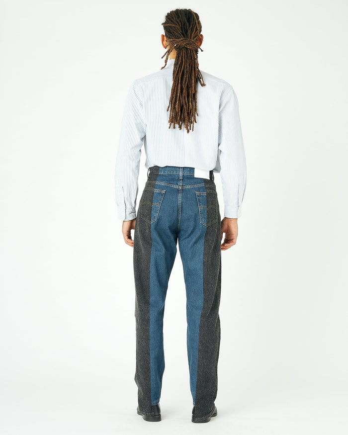 E.l.v. Denim Men's Garcon Jean Black Dark Blue Jeans