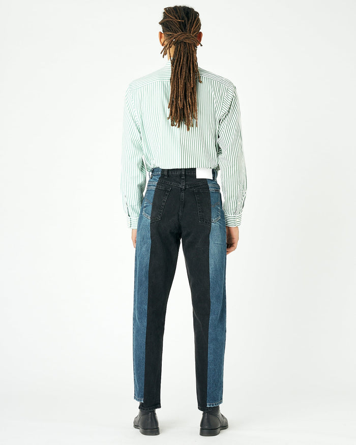 E.l.v. Denim Men's Garcon Jean Dark Blue Black Jeans