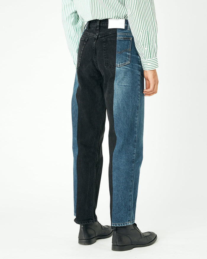 E.l.v. Denim Men's Garcon Jean Dark Blue Black Jeans