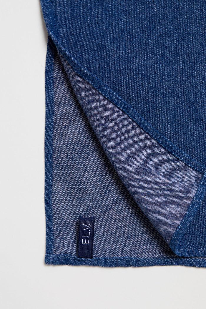 E.l.v. Denim Ombre Large Denim Napkins Set Of Four Accessories