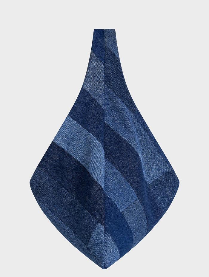 E.l.v. Denim Tia Bag Tessellated Patchwork Blue Accessories