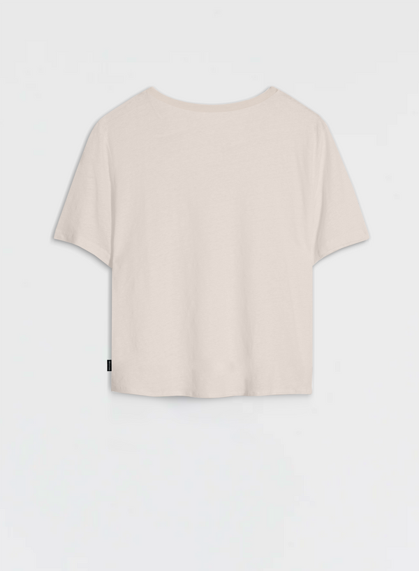 Each Other Boxy T-Shirt With Tone-on-Tone Logo Off White