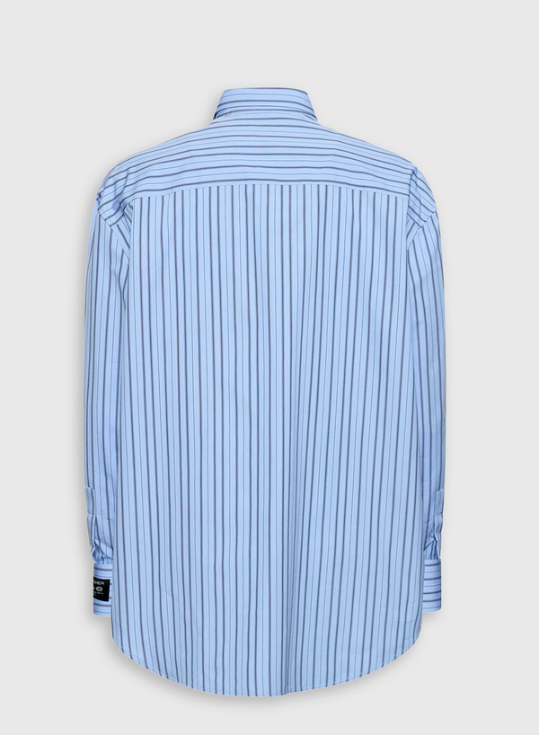 Each Other Classic Fit Shirt With Large Logo Sky Blue