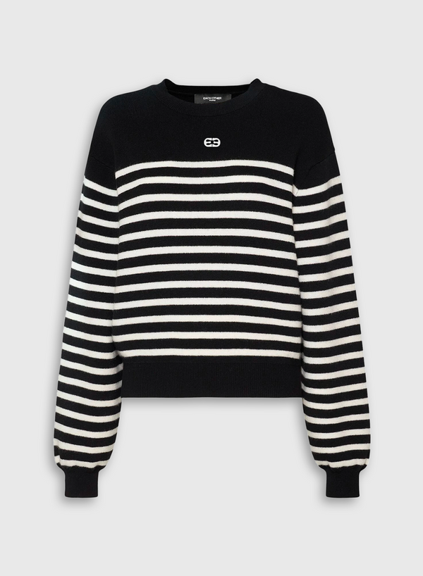 each other Each Other Classic Striped Mariner Knit Sweater S