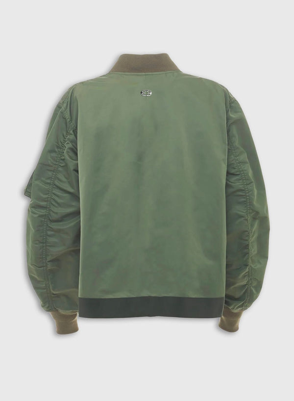 Each Other Oversize Bomber Jacket Khaki