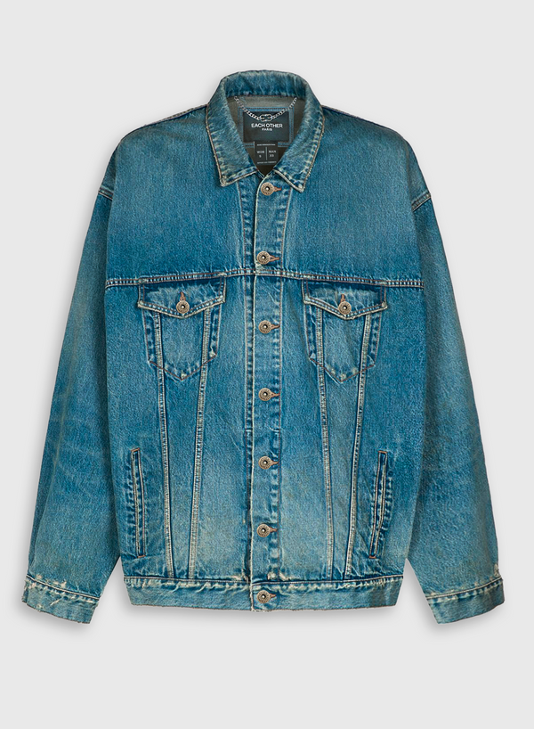each other Oversized Fit Denim Jacket Blue