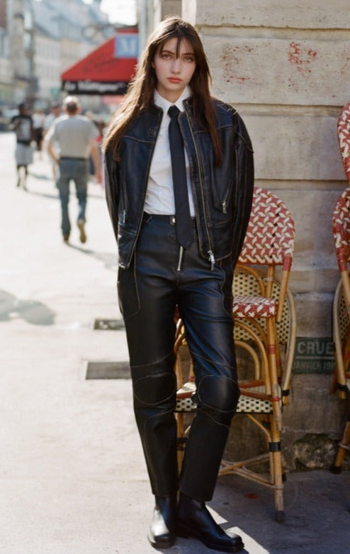 Each Other Signature Vintage Biker Jacket S