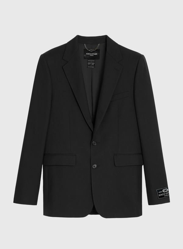 each other Wool Twill Suit Jacket Black