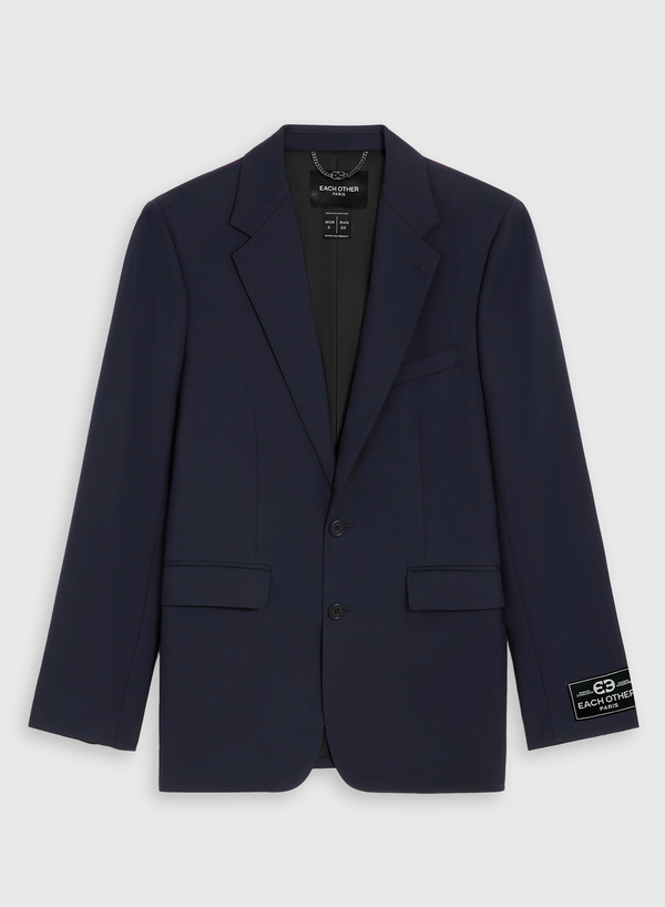 each other Wool Twill Suit Jacket Navy