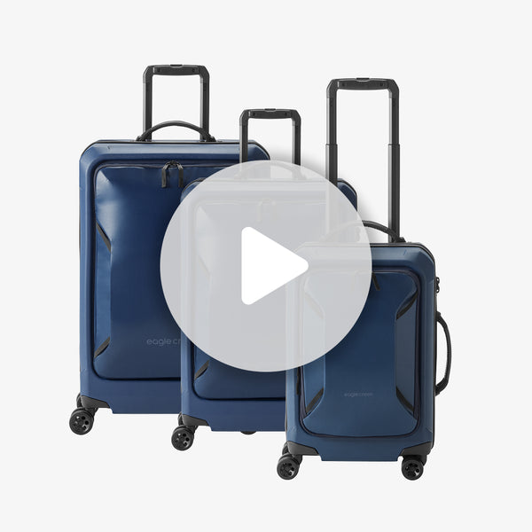 Eagle Creek Tarmac 4-Wheel Carry-On Luggage Black