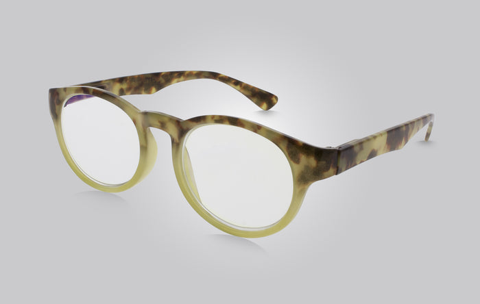 Eagle Eyes Blue Light Blocking Readers - Round P3 Round P3/Marble Stone