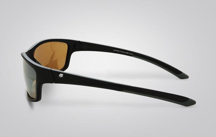 Eagle Eyes Breeze Sunglasses Matte Black-Gray/Silver Mirror