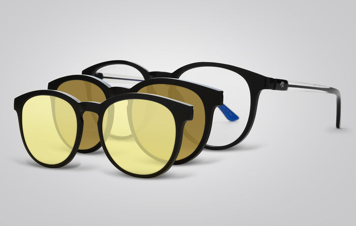 eagle eyes 3in1 Vintage Round Black