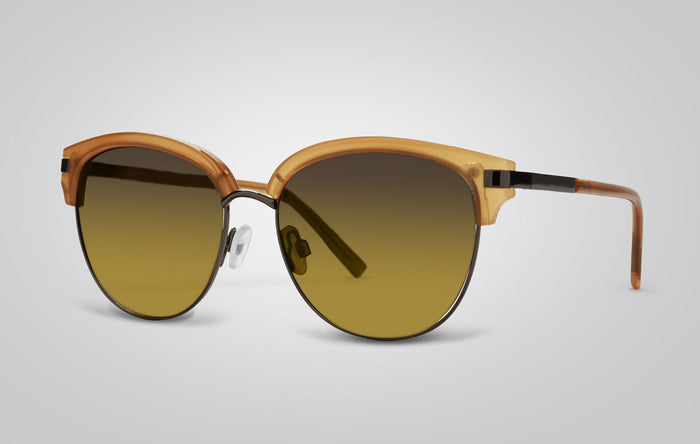 eagle eyes Blair Sunglasses Clear Amber-Gunmetal