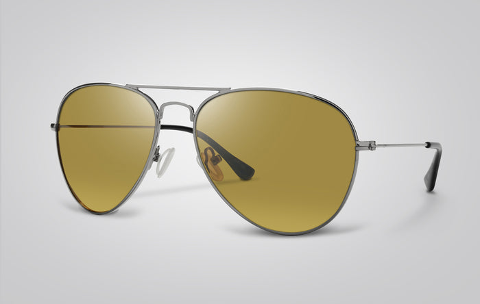 Eagle Eyes Classic Aviator Sunglasses Gold