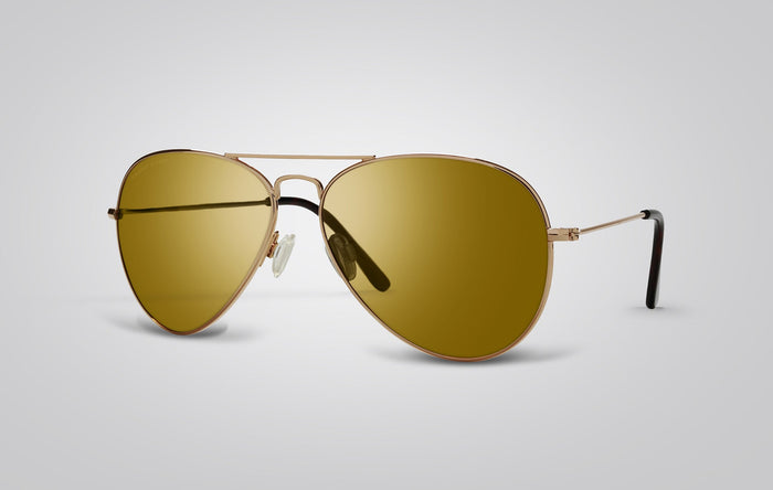 eagle eyes Classic Aviator Sunglasses Gold