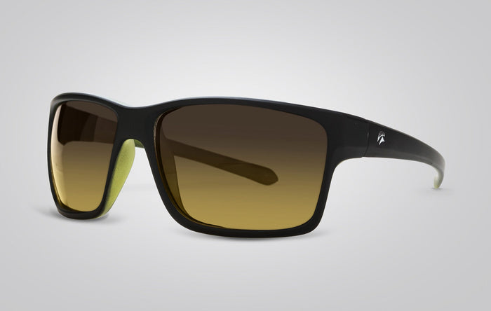 eagle eyes Flash Sunglasses Matte Black-Green