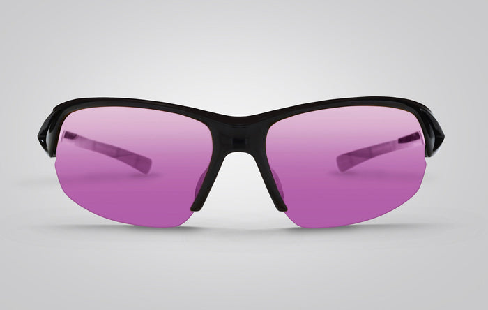 Eagle Eyes Force Sunglasses Black-Pink/Mirror