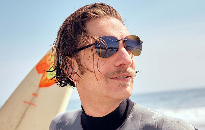 Eagle Eyes Jet Sunglasses Red/Orange Mirror