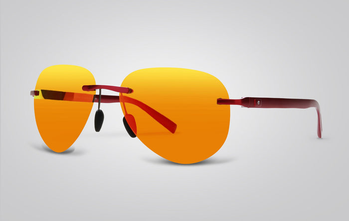 eagle eyes Jet Sunglasses Red/Orange Mirror