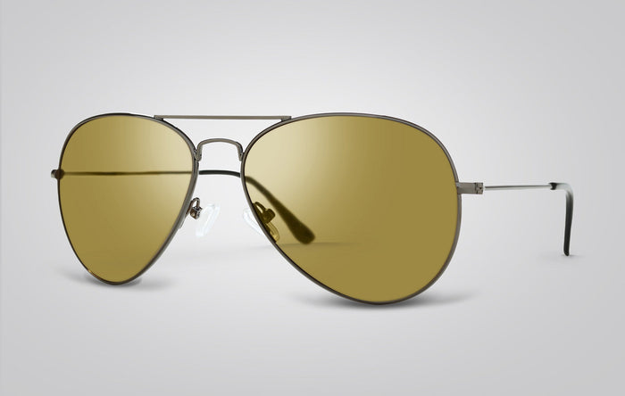 eagle eyes Teardrop Aviator Sunglasses Gunmetal