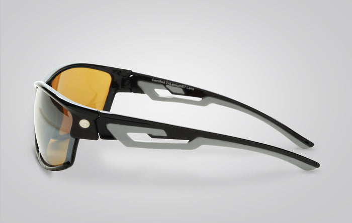 Eagle Eyes Victor Sunglasses Black/Silver Mirror