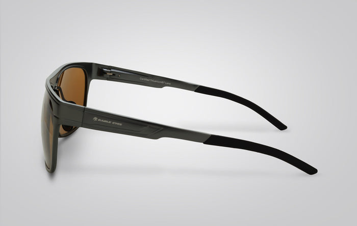 Eagle Eyes Element Sunglasses Matte Gunmetal/Silver Mirror