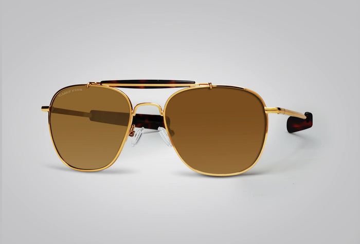 eagle eyes Freedom Apollo 22k Aviator Sunglasses Gold (22K)/Gold