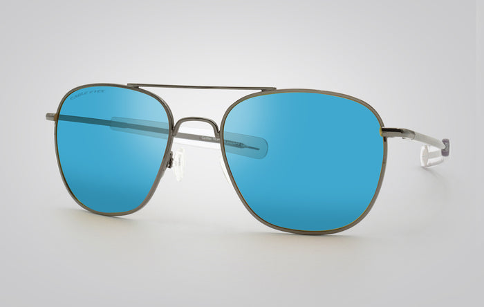 eagle eyes Freedom Mirror Sunglasses Gunmetal/Blue Mirror