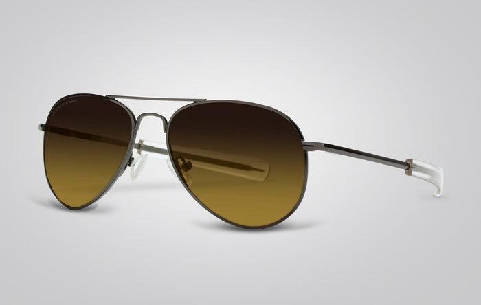 Eagle Eyes Freedom Oval Aviator Sunglasses Gold/Gold Mirror-Gradient
