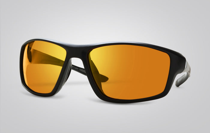 eagle eyes Hydro Sunglasses Matte Black/Orange Mirror