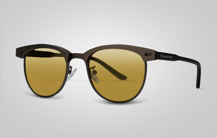 eagle eyes Tate Sunglasses Gunmetal-Black/Silver Mirror