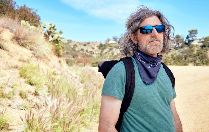 Eagle Eyes Triumph Sunglasses Matte Gunmetal/Blue Mirror