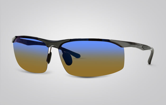 eagle eyes Triumph Sunglasses Matte Gunmetal/Blue Mirror
