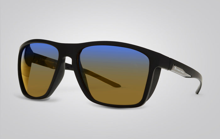 Eagle Eyes Zone Sunglasses Matte Black/Orange Mirror