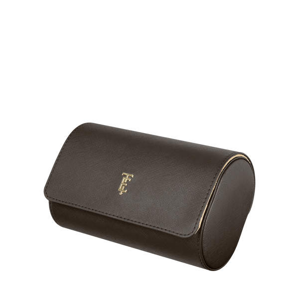 Earnshaw 2 SLOT WATCH ROLL Walnut Finery