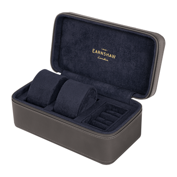 Earnshaw 3 SLOT WATCH BOX Ashy Allure