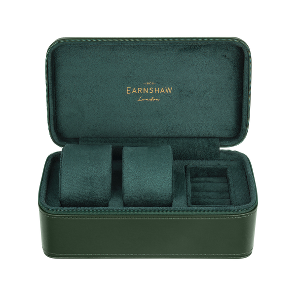 Earnshaw 3 SLOT WATCH BOX Forest Regalia