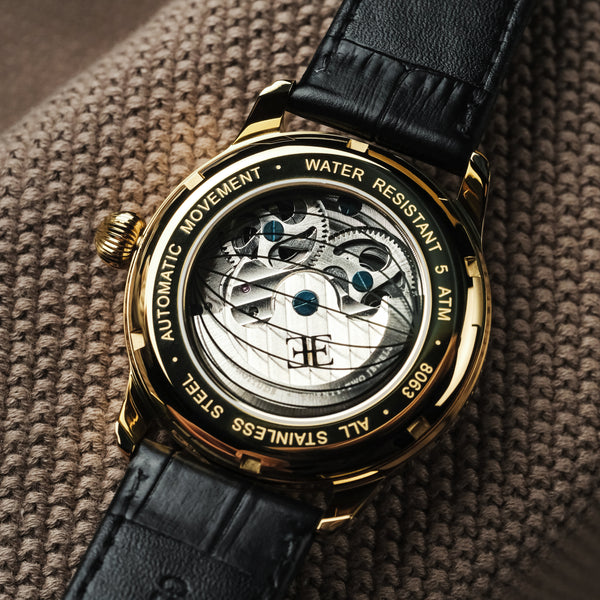 Earnshaw Automatic Black Gold