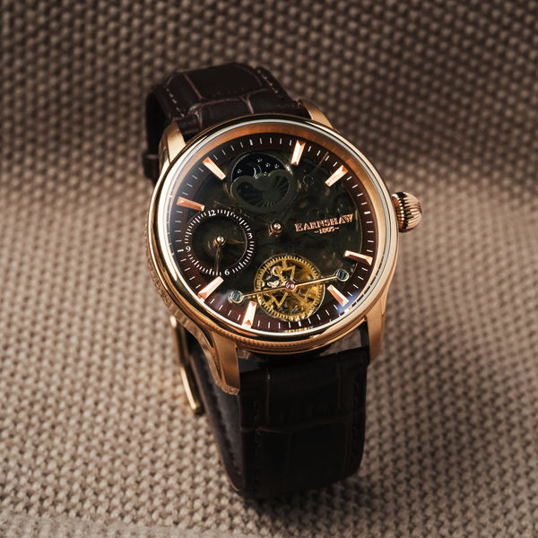 Earnshaw Automatic Cherry Brown