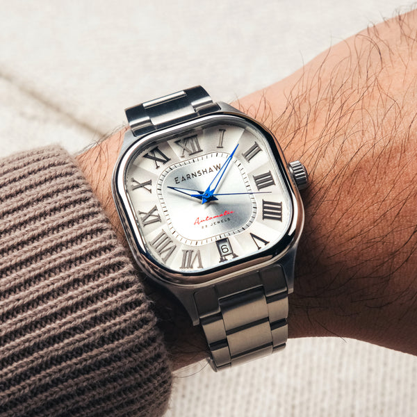 Earnshaw Automatic Silver White