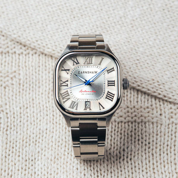 Earnshaw Automatic Silver White